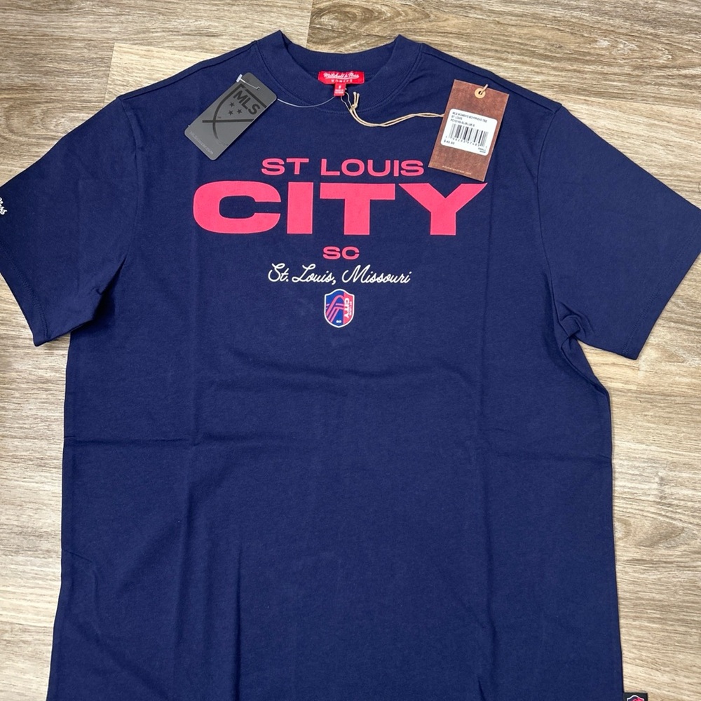 Mitchell & Ness Navy Blue St. Louis City SC Tee